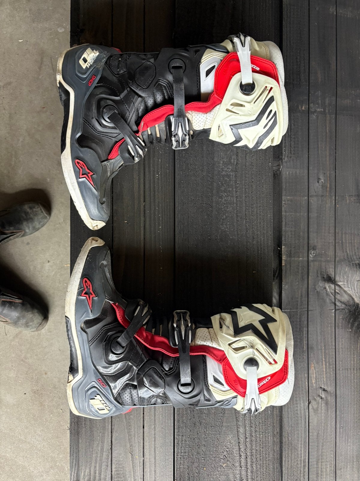 Alpinestars tech 10 Maat 8 (42), Motoren, Ophalen of Verzenden