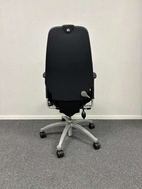 Bureaustoelen RH Logic 400 zwart, 8E arml, alu, partij vrr.!, Niet ingevuld, Gebruikt, Zwart, Niet ingevuld