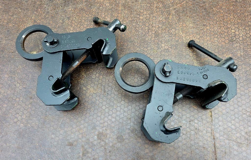 2 x 2000Kg Beamclamps, Ophalen of Verzenden, Zo goed als nieuw, Instrumentstandaard