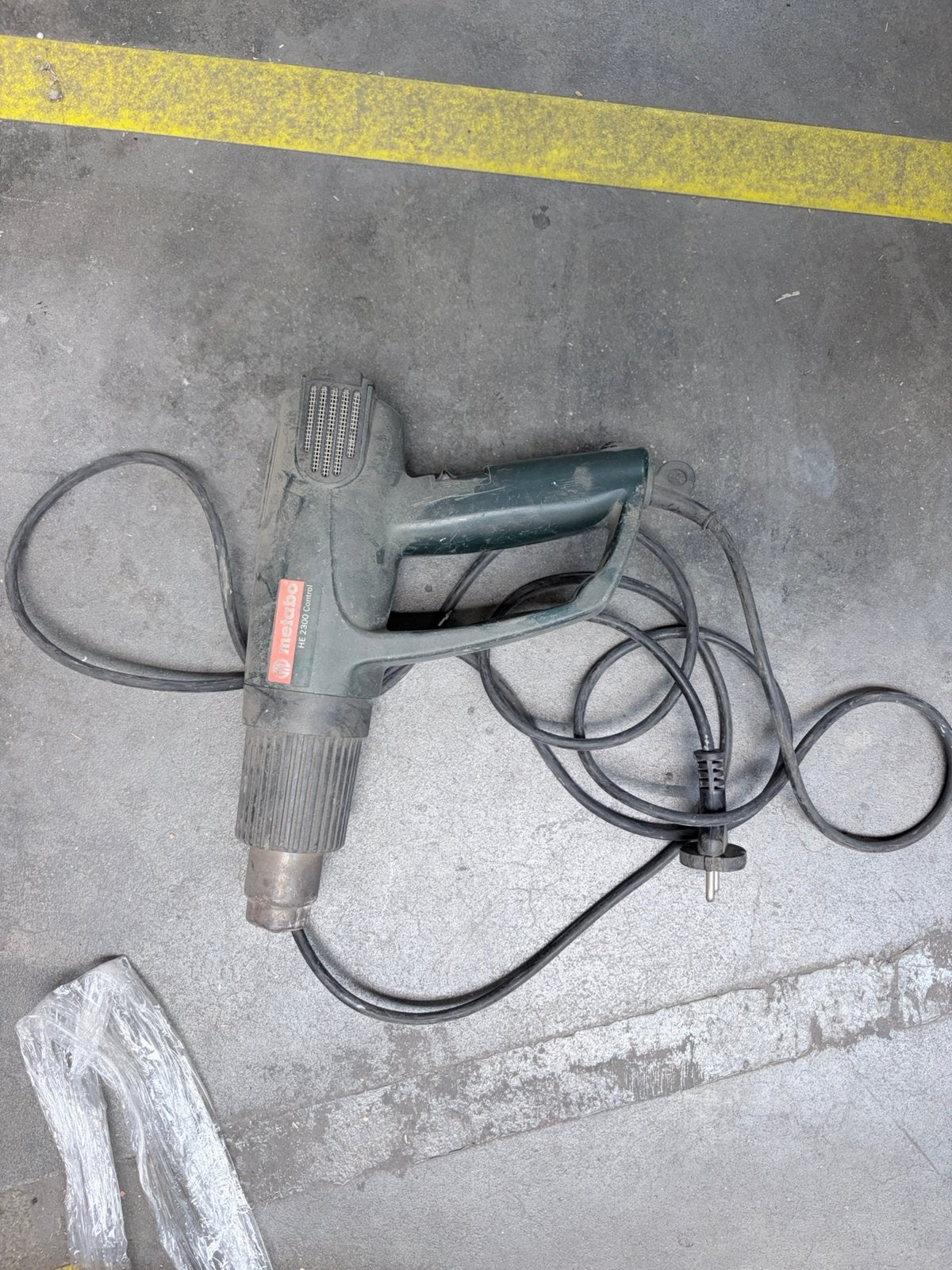Metabo verfbrander, Ophalen