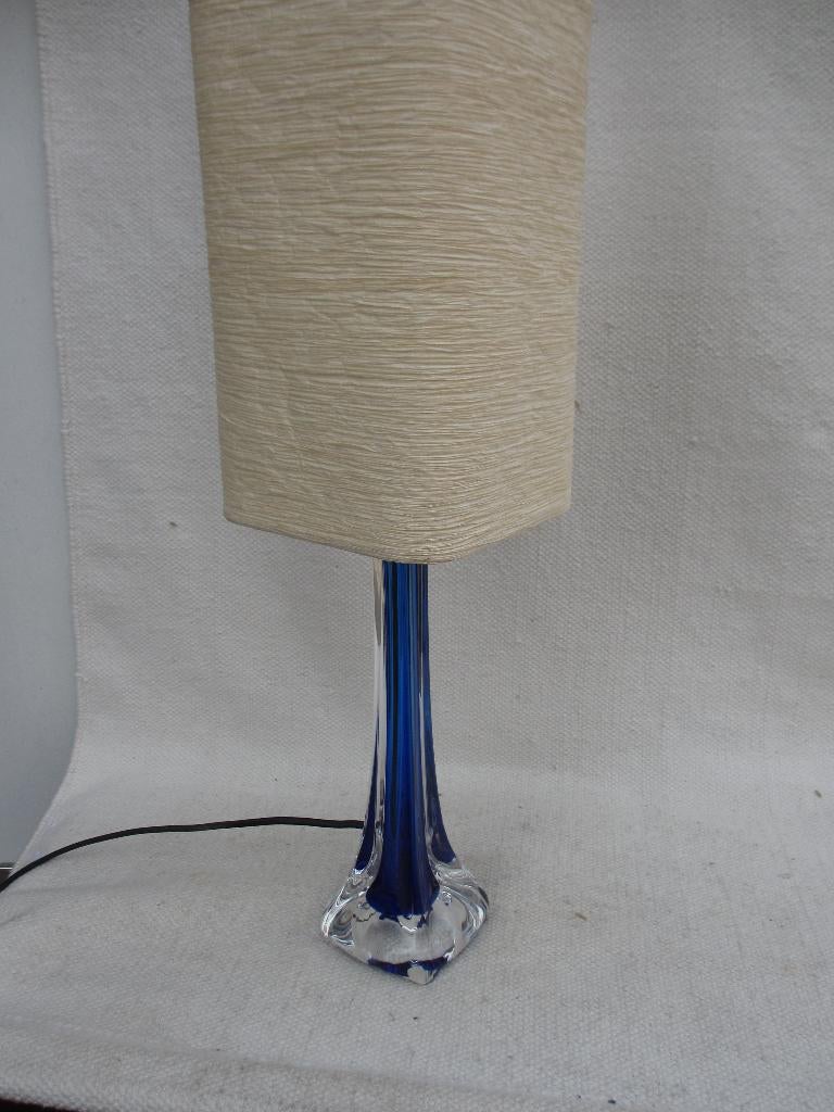 Vintage Paul Kedelv , Flygsfors tafellamp-voet, Ophalen of Verzenden, Gebruikt, Glas, 50 tot 75 cm