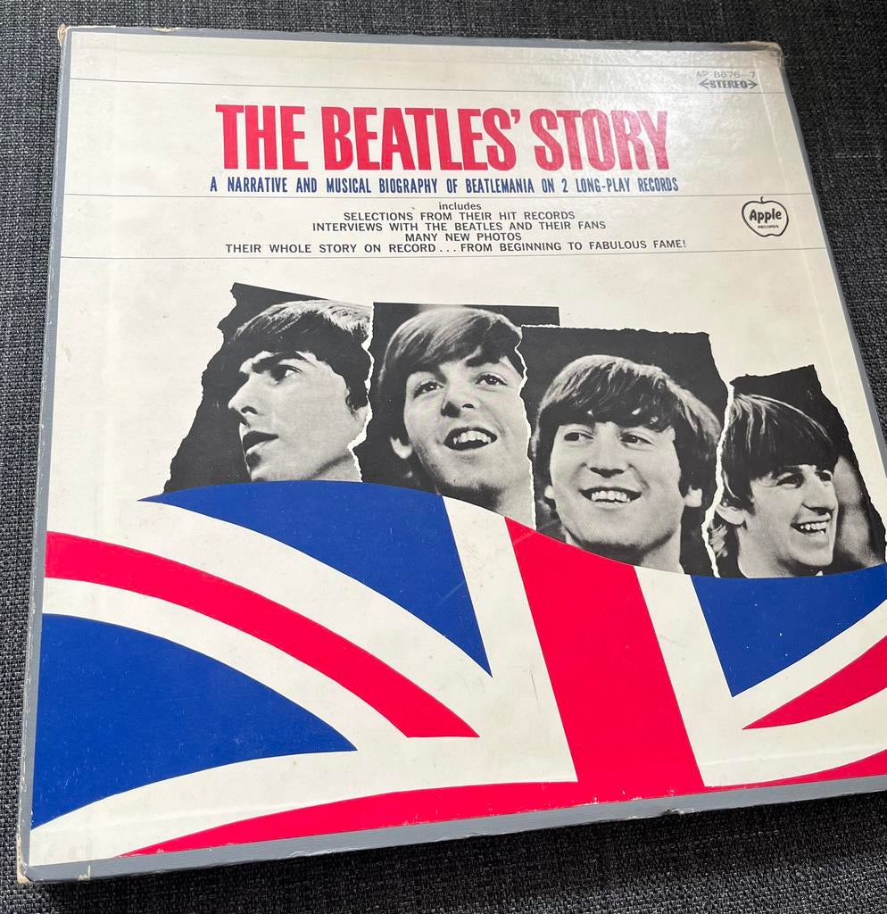 Beatles Japanse box boek Beatles Story Apple, Verzenden, Gebruikt, 12 inch