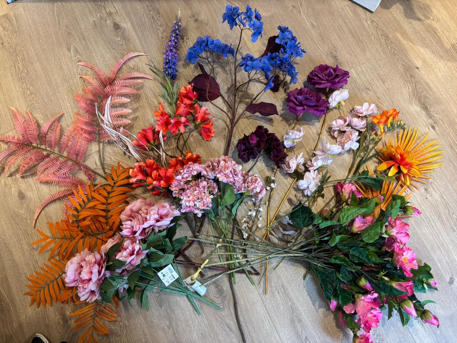 Zijden bloemen, Huis en Inrichting, Ophalen, Zo goed als nieuw