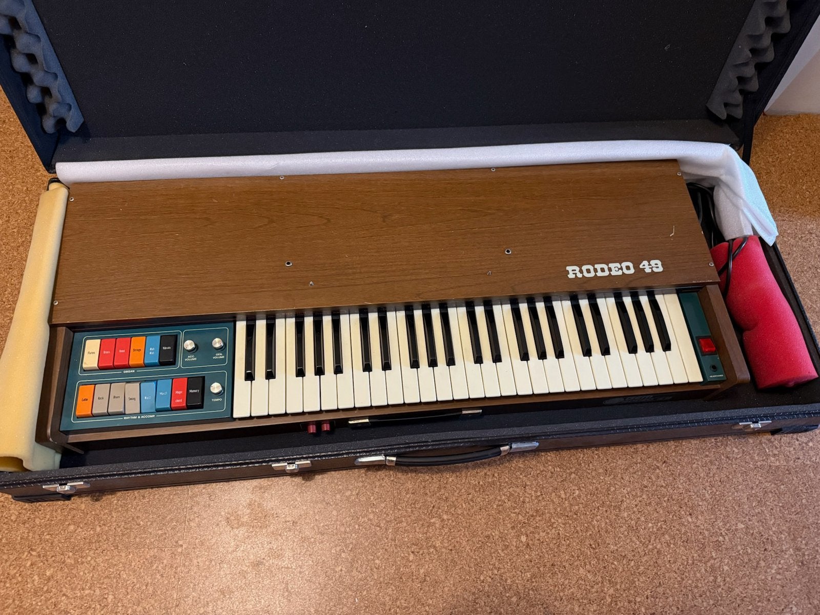 GEM Rodeo 49 orgel incl. koffer, Ophalen, Gebruikt, 61 toetsen, Gem