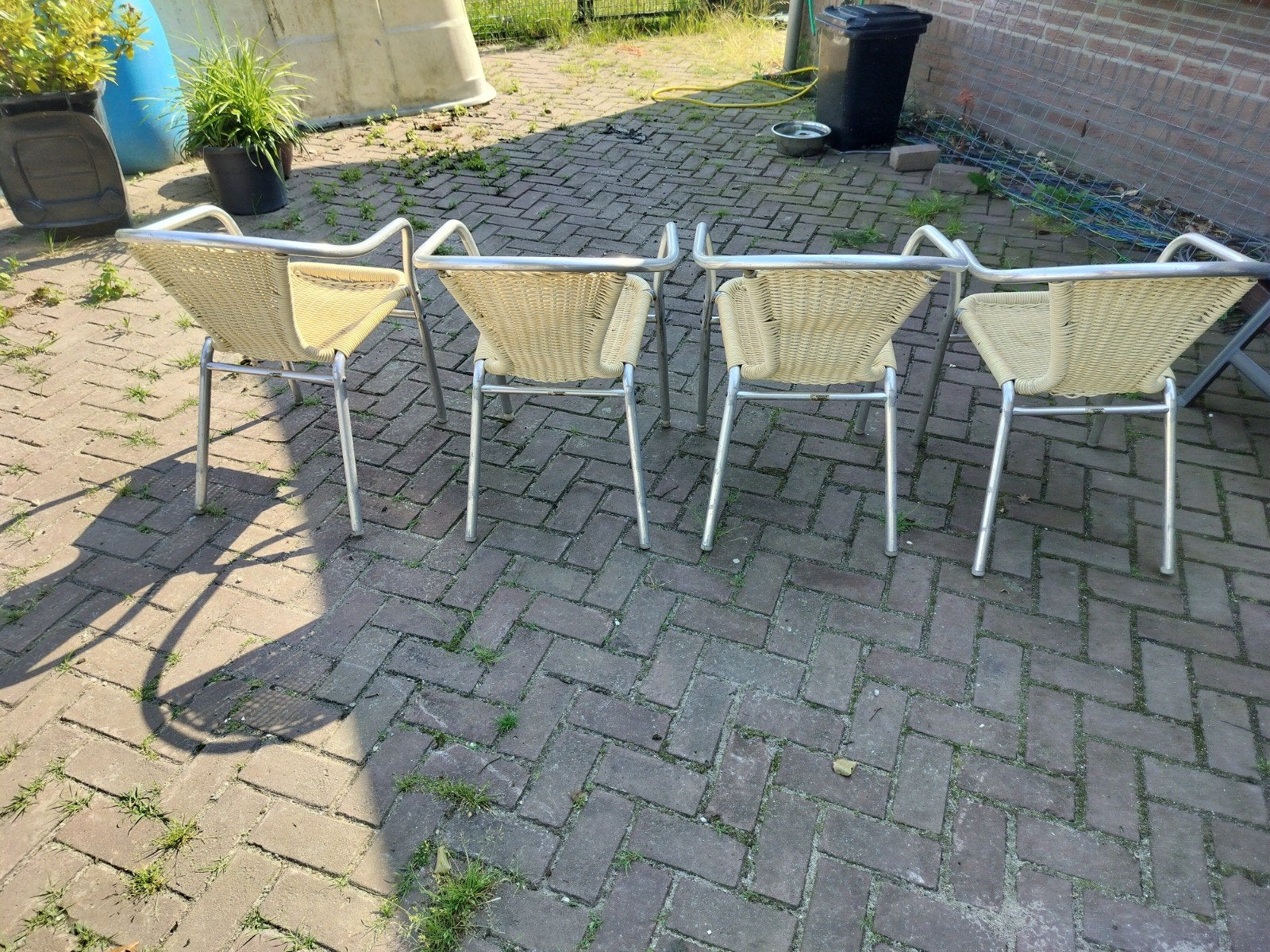Tuinstoelen, Ophalen, Gebruikt, Kunststof