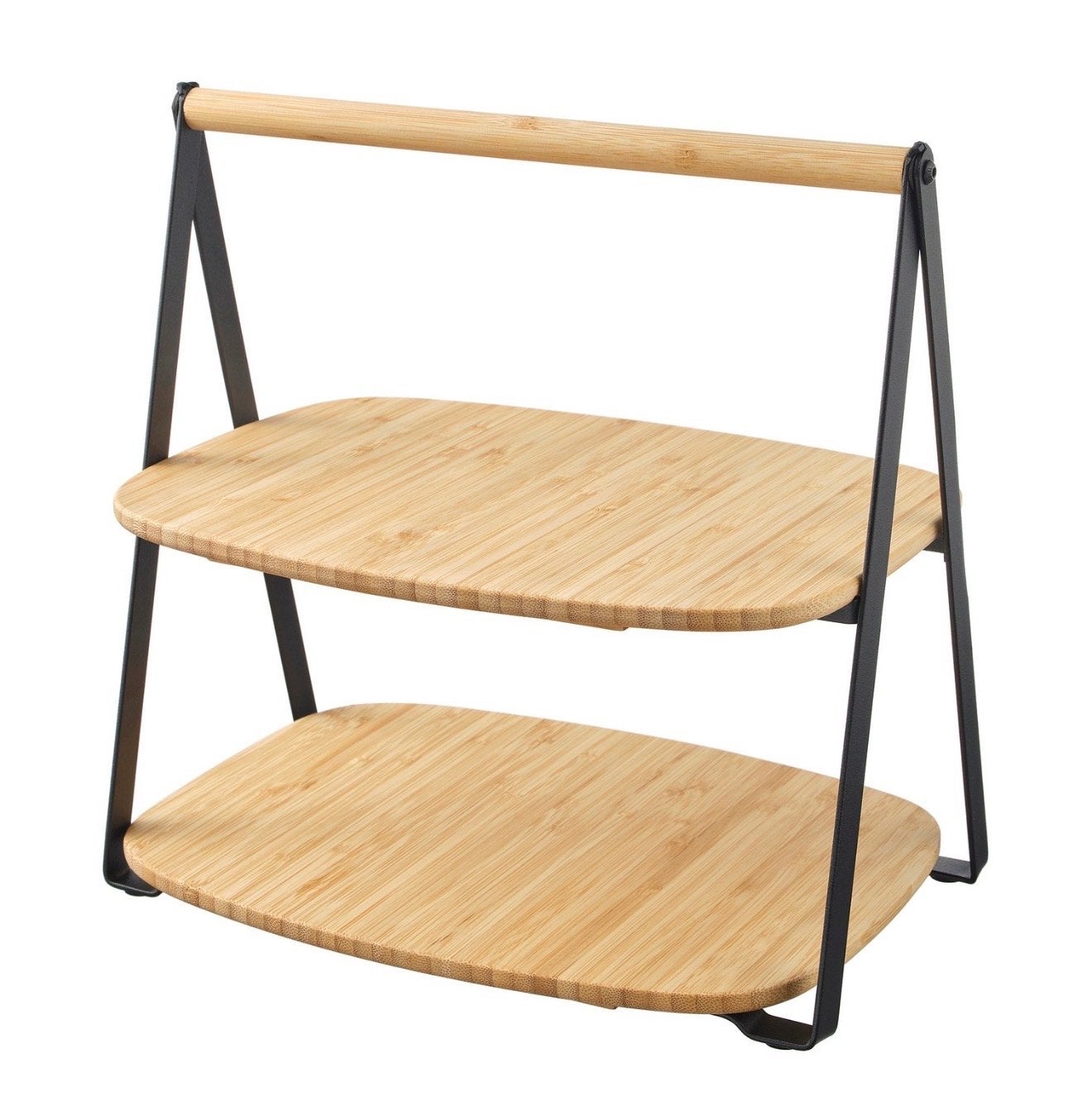 IKEA FULLSPÄCKAD Serveerblad Bamboe/Zwart, Hout, IKEA, Ophalen of Verzenden, Meerkleurig
