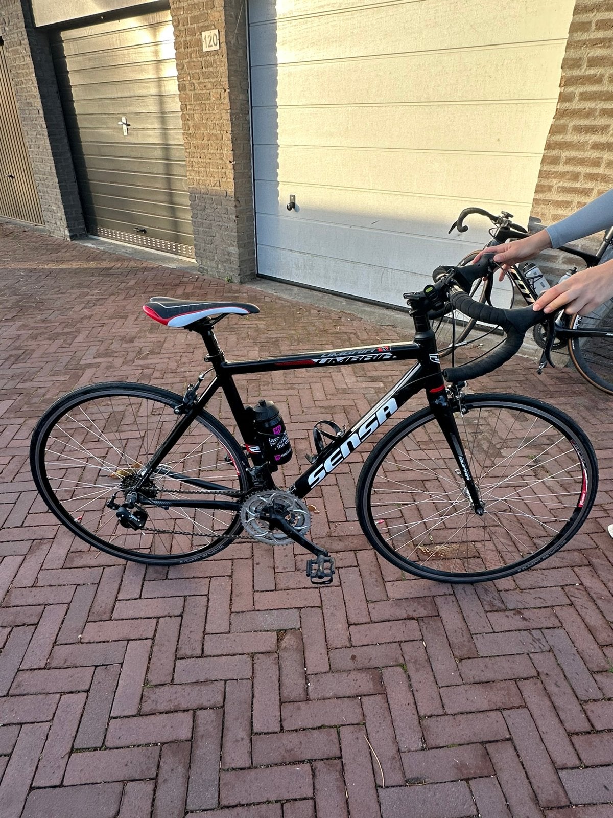 Sensa umbria 21 versnellingen, 51 cm, Velgrem, Aluminium, 49 tot 53 cm, Zo goed als nieuw