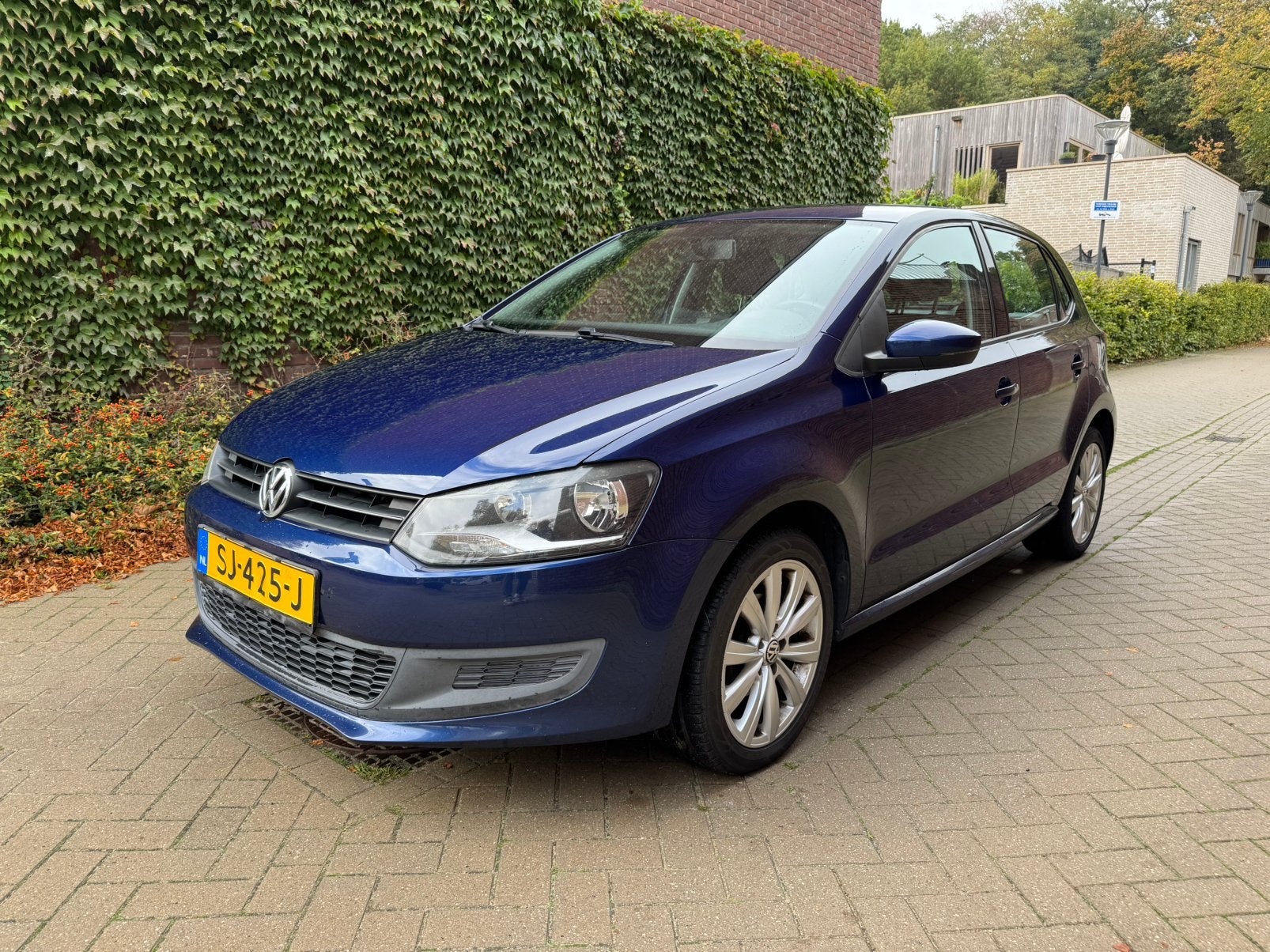 Volkswagen Polo 1.2 51KW 2010 Blauw, Auto's, Voorwielaandrijving, Euro 5, 40 €/maand, Blauw