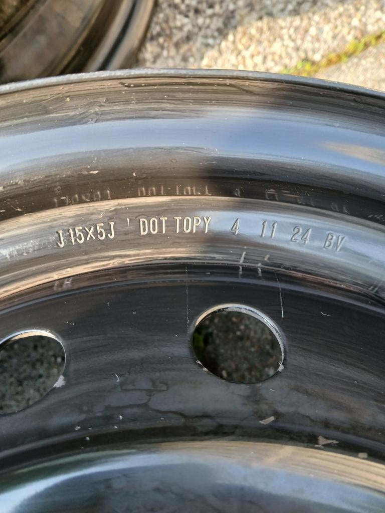 3x velgen 4x100 zgals nieuw bouwj 2025 3voor 125 euro, Ophalen, Gebruikt, 15 inch, Velg(en)