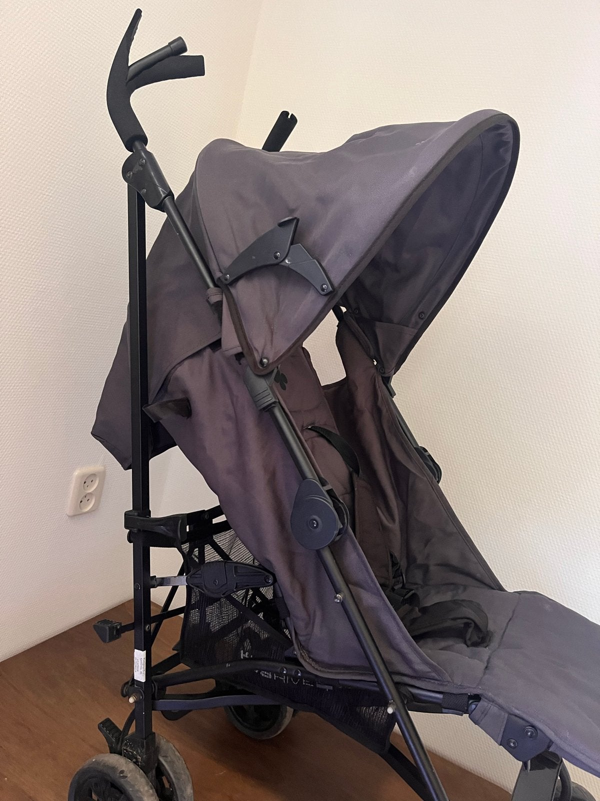 Kidsriver buggy donkergrijs - Gebruikt, Ophalen, Gebruikt, Overige merken, Verstelbare rugleuning