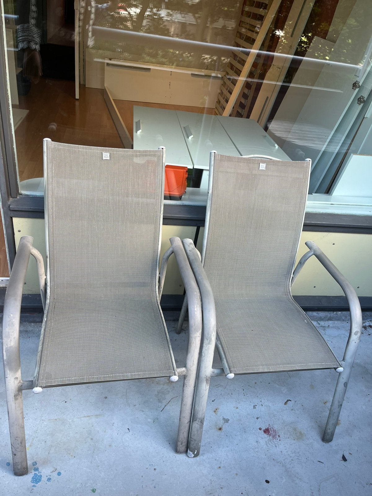 Tuinstoelen, Ophalen, Gebruikt, Kunststof