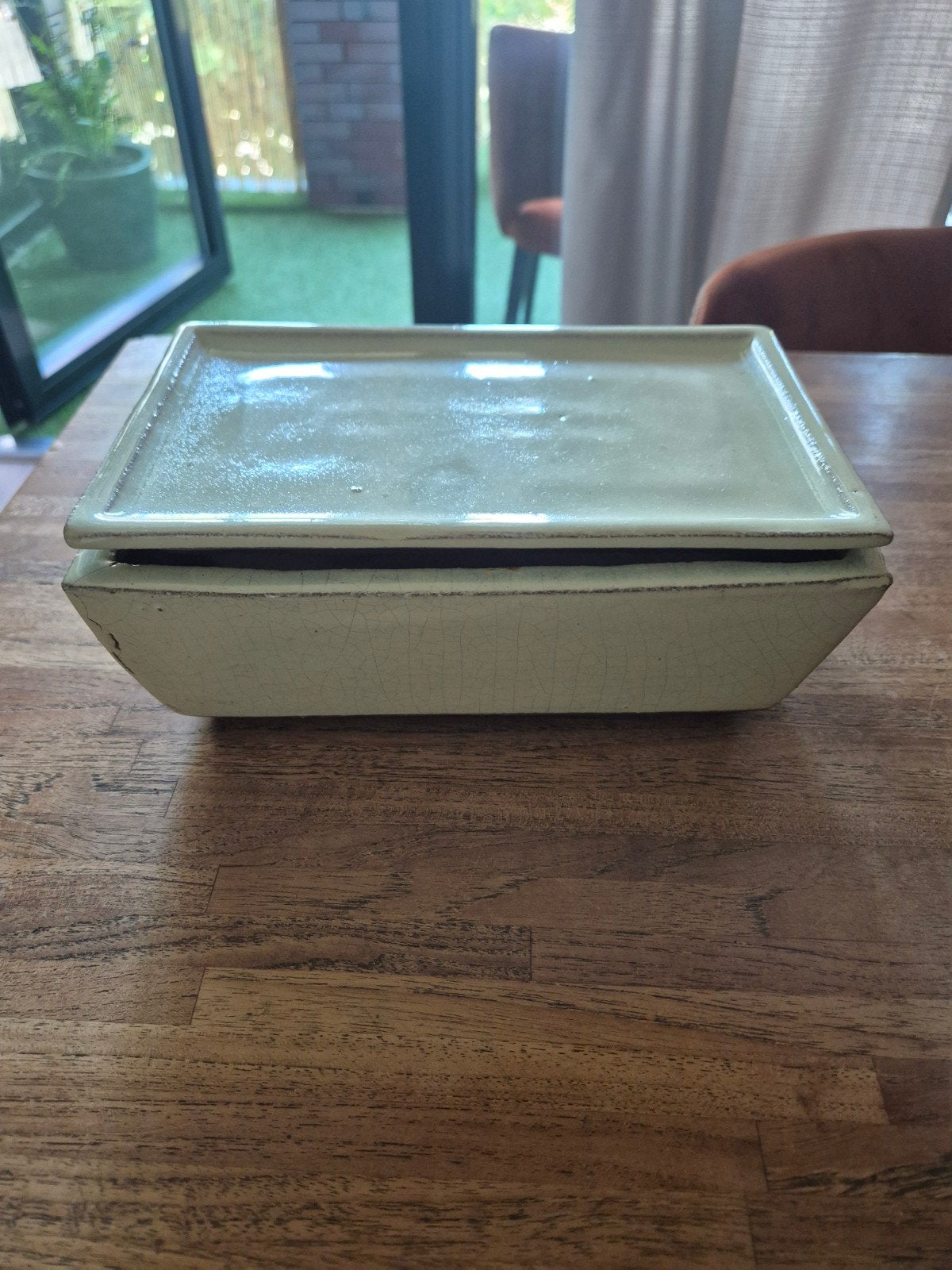 Bonsai schaal met onderschaal - 153x24,5x7 cm, Tuin en Terras, Bloembakken en Plantenbakken, Nieuw, Steen, Binnen, Balkon, Tuin