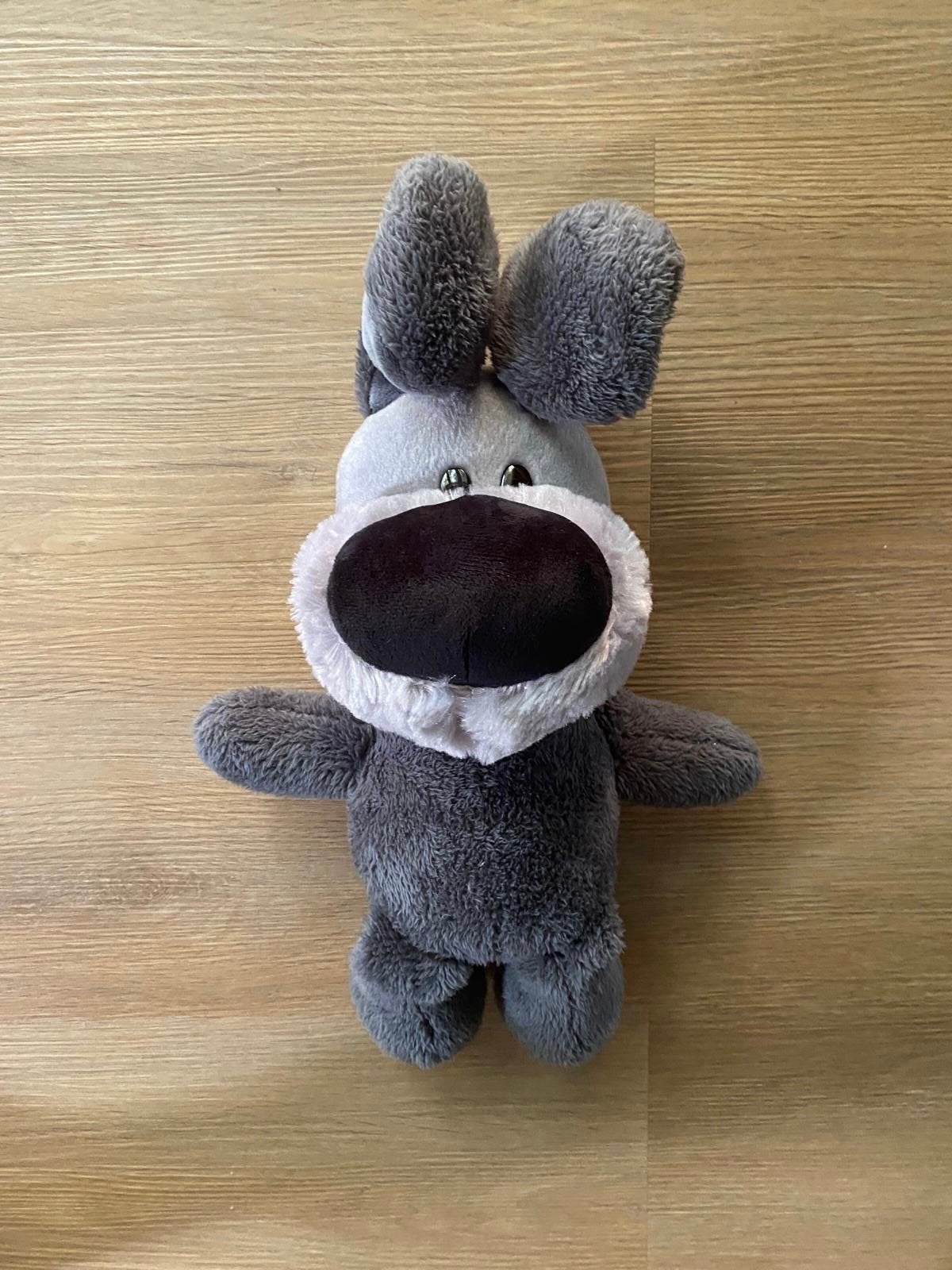 Woezel knuffel 37cm, nieuw. Van Woezel & Pip, Overige merken, Overige karakters, Grijs, Nieuw