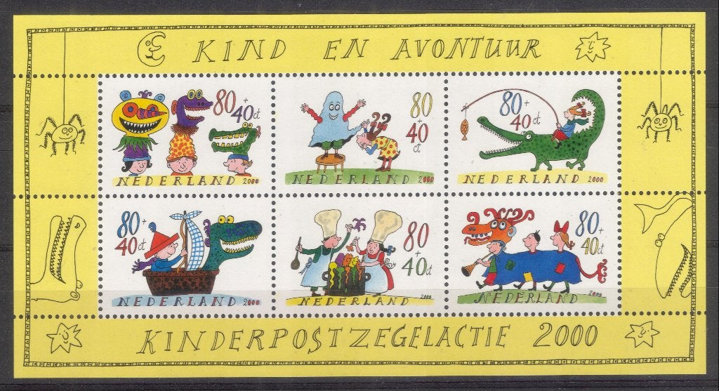 Blok (95) - kind 2000 - kind en avontuur - postfris, Verzenden, Na 1940, Postfris
