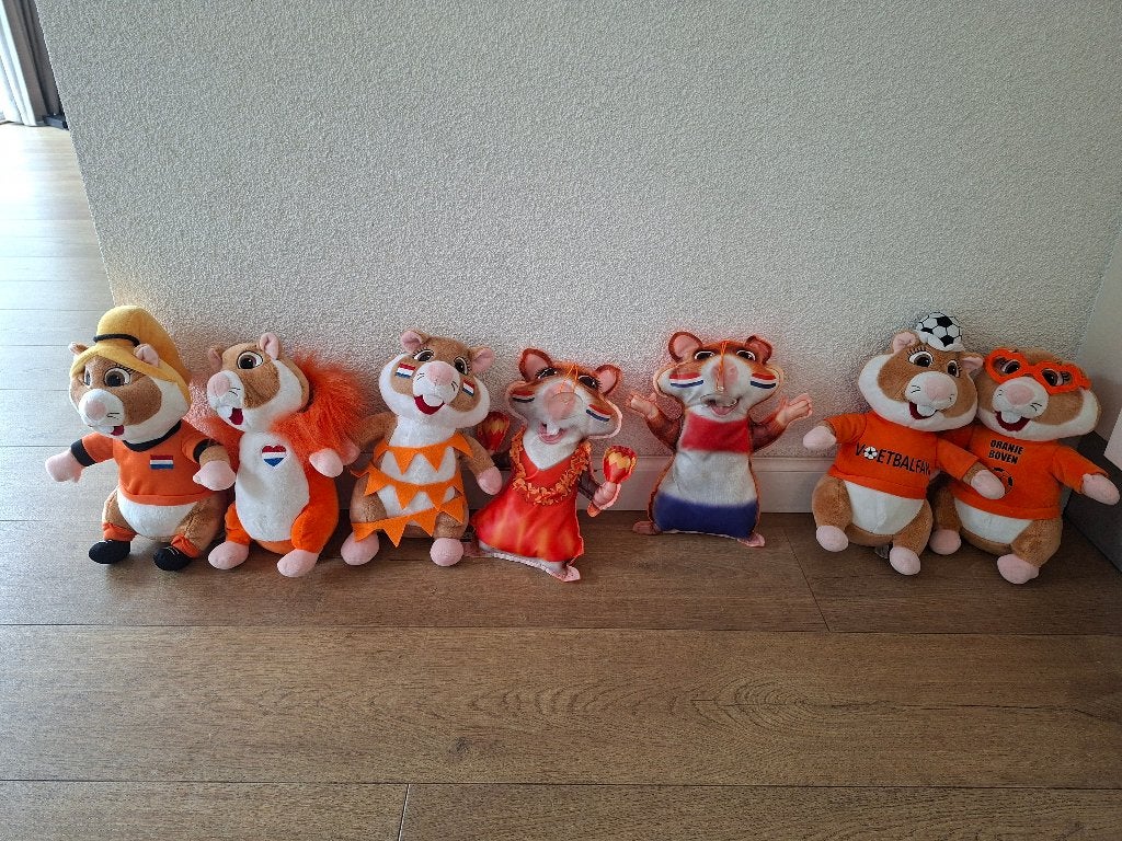 AH oranje hamsters, Ophalen of Verzenden, Zo goed als nieuw, Hamster, Albert Heijn