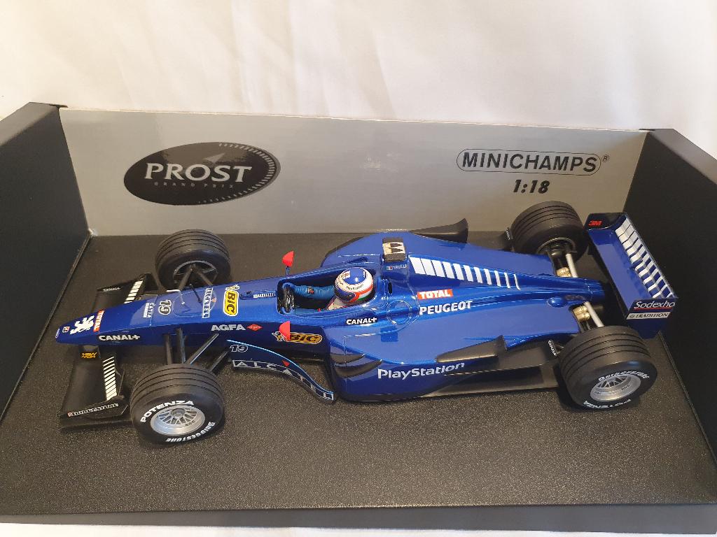 Jarno Trulli Prost Peugeot AP02 Minichamps 1999 1:18, Ophalen of Verzenden, Nieuw, Auto, MiniChamps
