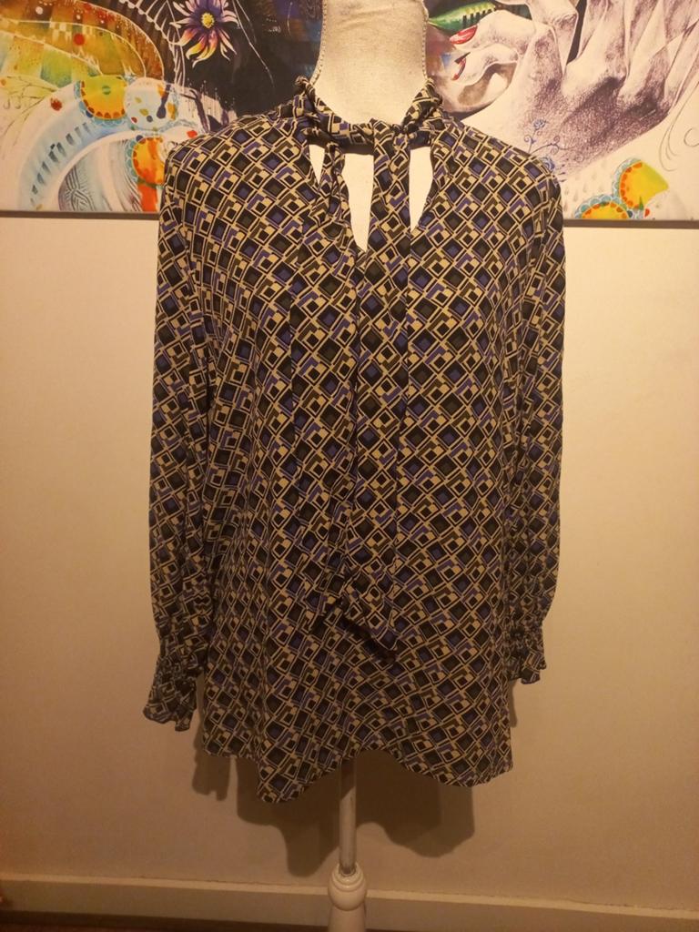 Prachtige Paprika blouse maat 44, Kleding | Dames, Overige kleuren, Maat 42/44 (L), Ophalen of Verzenden, Zo goed als nieuw