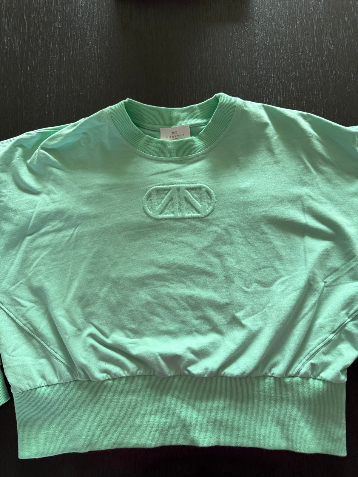 Nenette Milano Cropped Sweater Maat M -, Ophalen of Verzenden, Zo goed als nieuw, Maat 38/40 (M), Groen