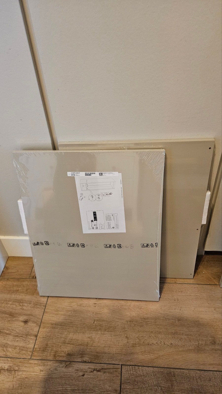 2 nieuwe IKEA PAX Komplement planken 50x58 grijs-beige, Met plank(en), Nieuw, 50 tot 75 cm, 50 tot 100 cm