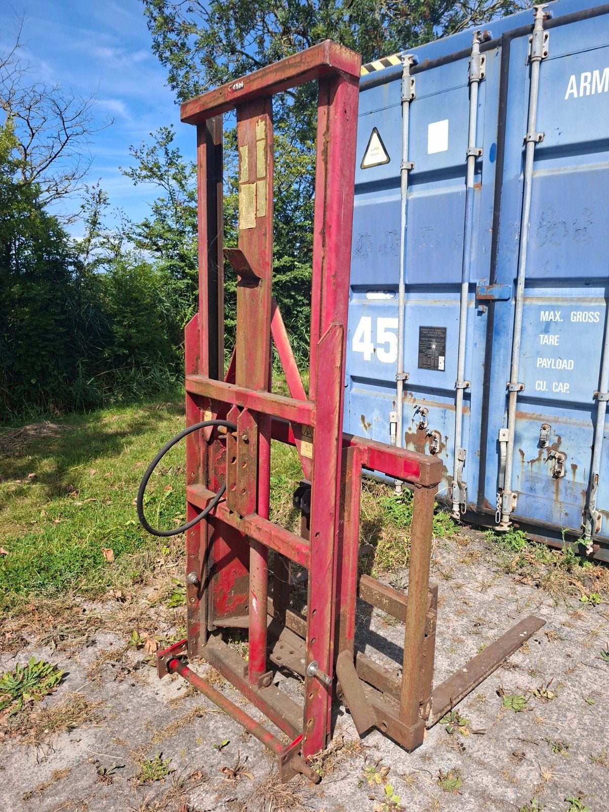 Gebruikte Wifo Hefmast met Vorken, Ophalen