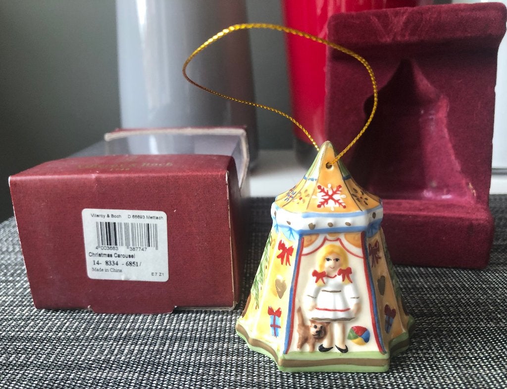 Villeroy & Boch Christmas Carrousel ornament, Diversen, Ophalen of Verzenden, Nieuw