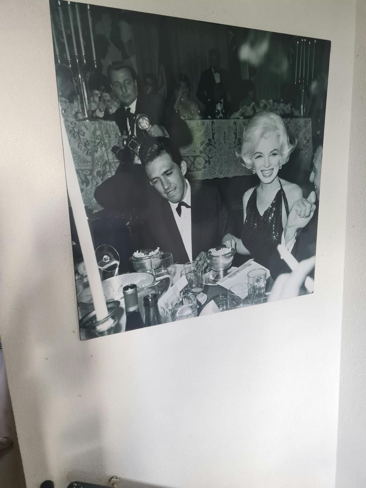 Marilyn Monroe en Sammy Davis Jr. - Iconische Foto, Ophalen, Oorspronkelijke maker, Zo goed als nieuw, Foto of Poster