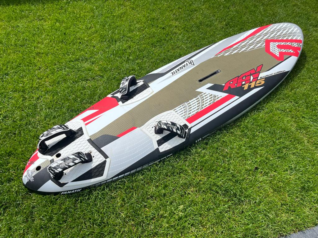 Fanatic Ray 115 Limited Edition, Ophalen, Minder dan 250 cm, Zo goed als nieuw, Met vin(nen)