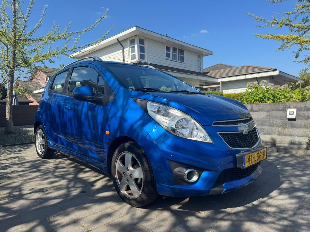 Chevrolet Spark 1.2 APK 2027 , AIRCO , VOL OPTIES, Auto's, Chevrolet, Voorwielaandrijving, Stof, 4 cilinders, Blauw