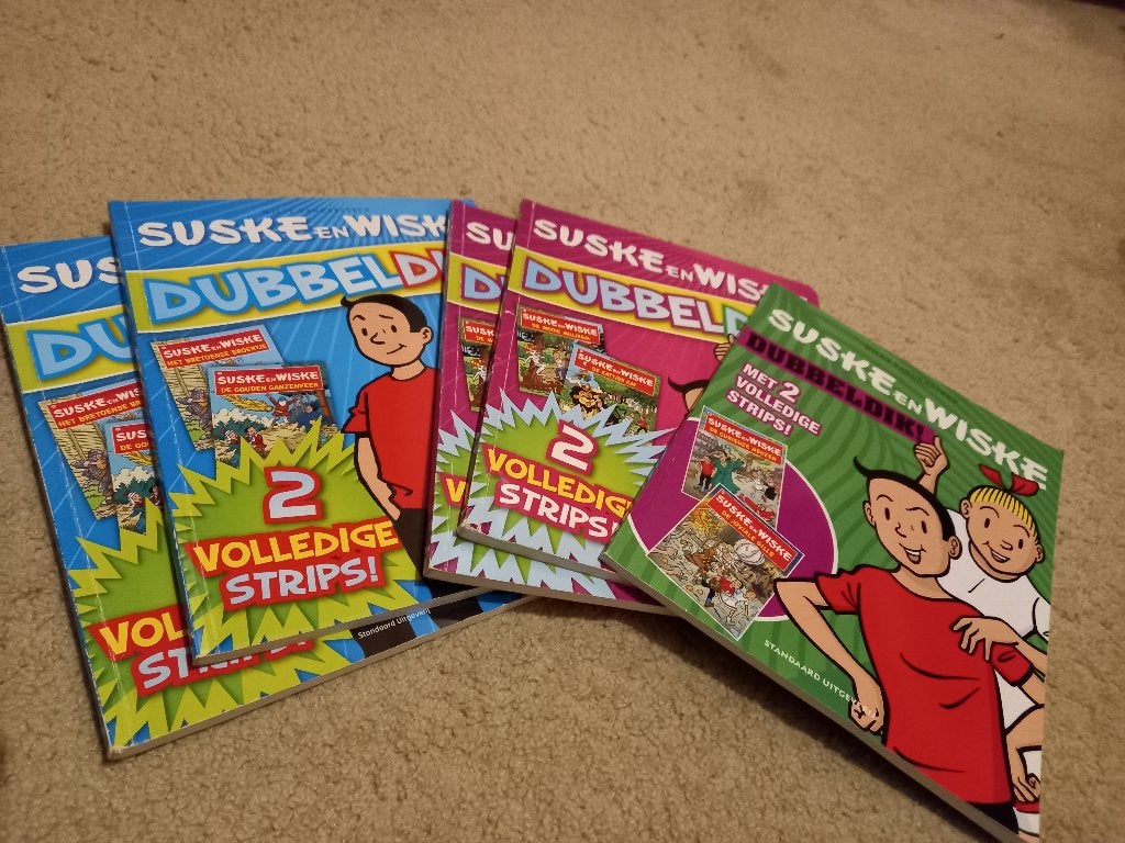 Suske en Wiske Dubbeldik, Gelezen, Ophalen of Verzenden, Studio Vandersteen, Meerdere stripboeken