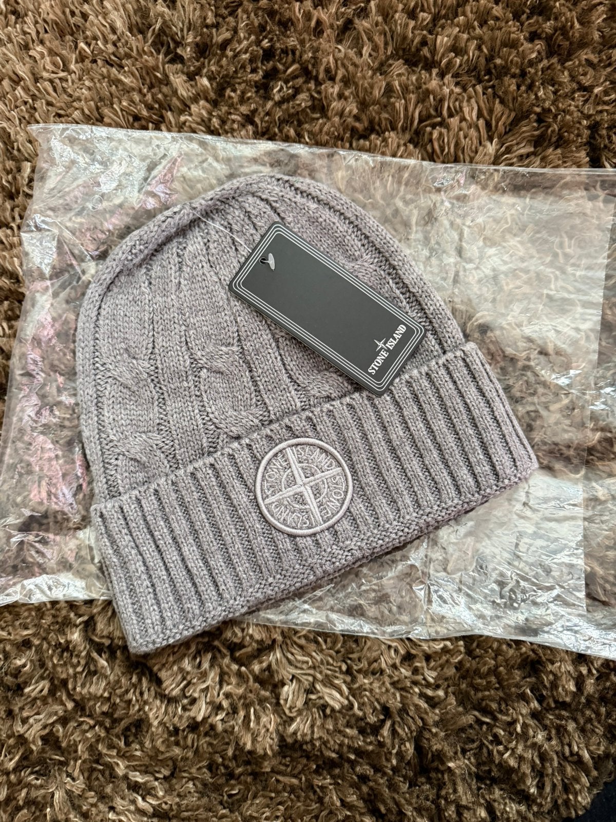 Stone island muts, Kleding | Heren, Ophalen of Verzenden, Zo goed als nieuw, Overige maten, Muts