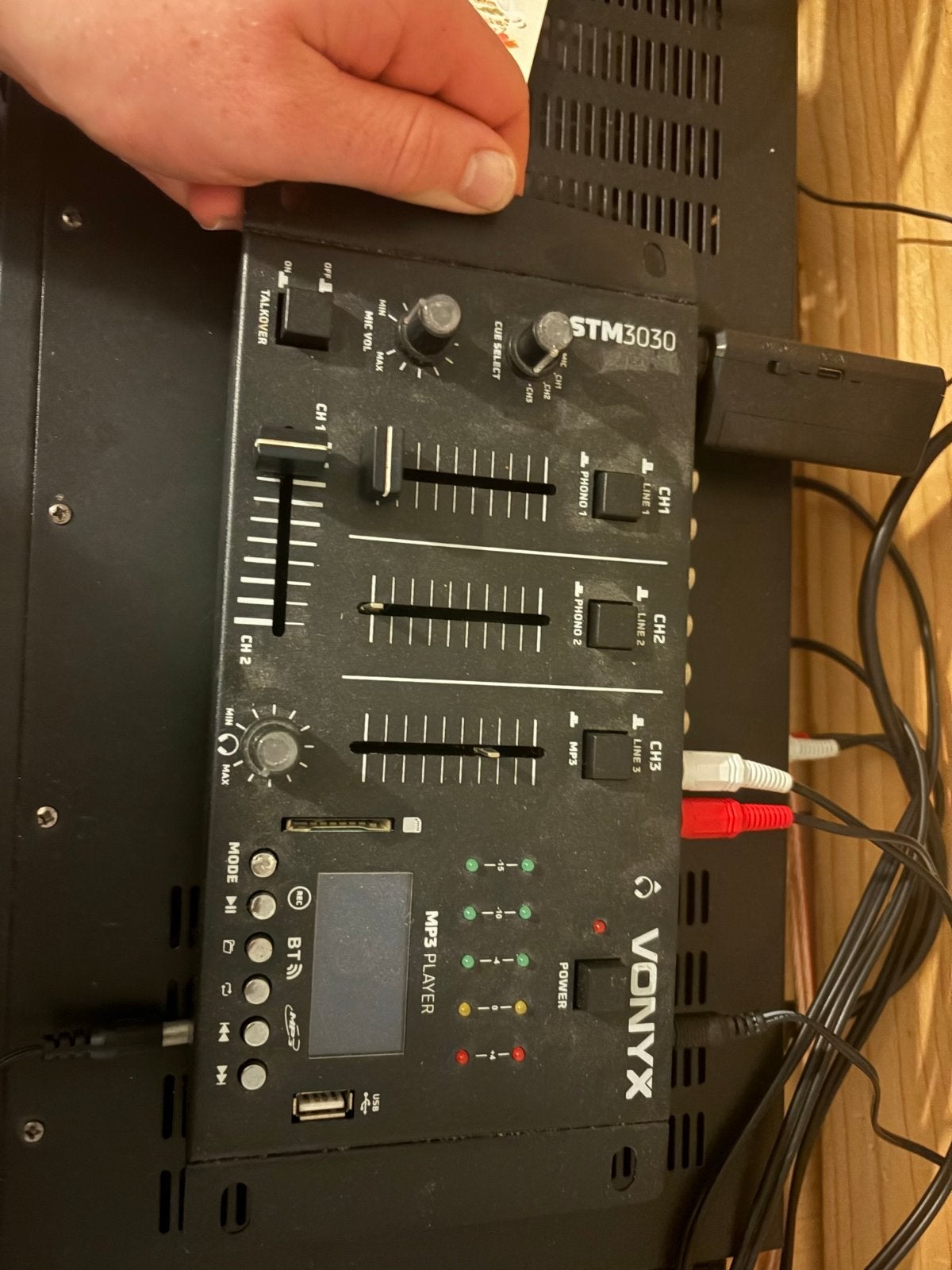 Complete DJ-set: Vonyx mixer, SPL versterker, Ibiza verlicht, Ophalen, Gebruikt, Dj-set, Overige merken