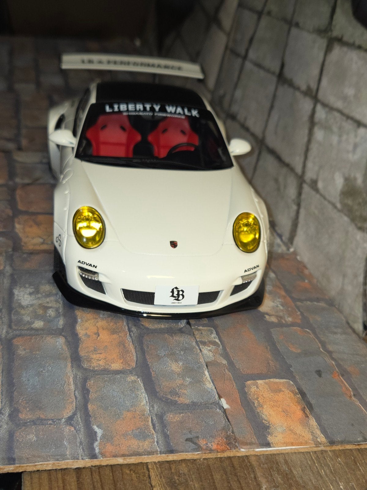 Porsche 911 (997) Turbo met een LB-Works Liberty .GT-SPIRIT, Verzenden, Zo goed als nieuw, Auto, Overige merken