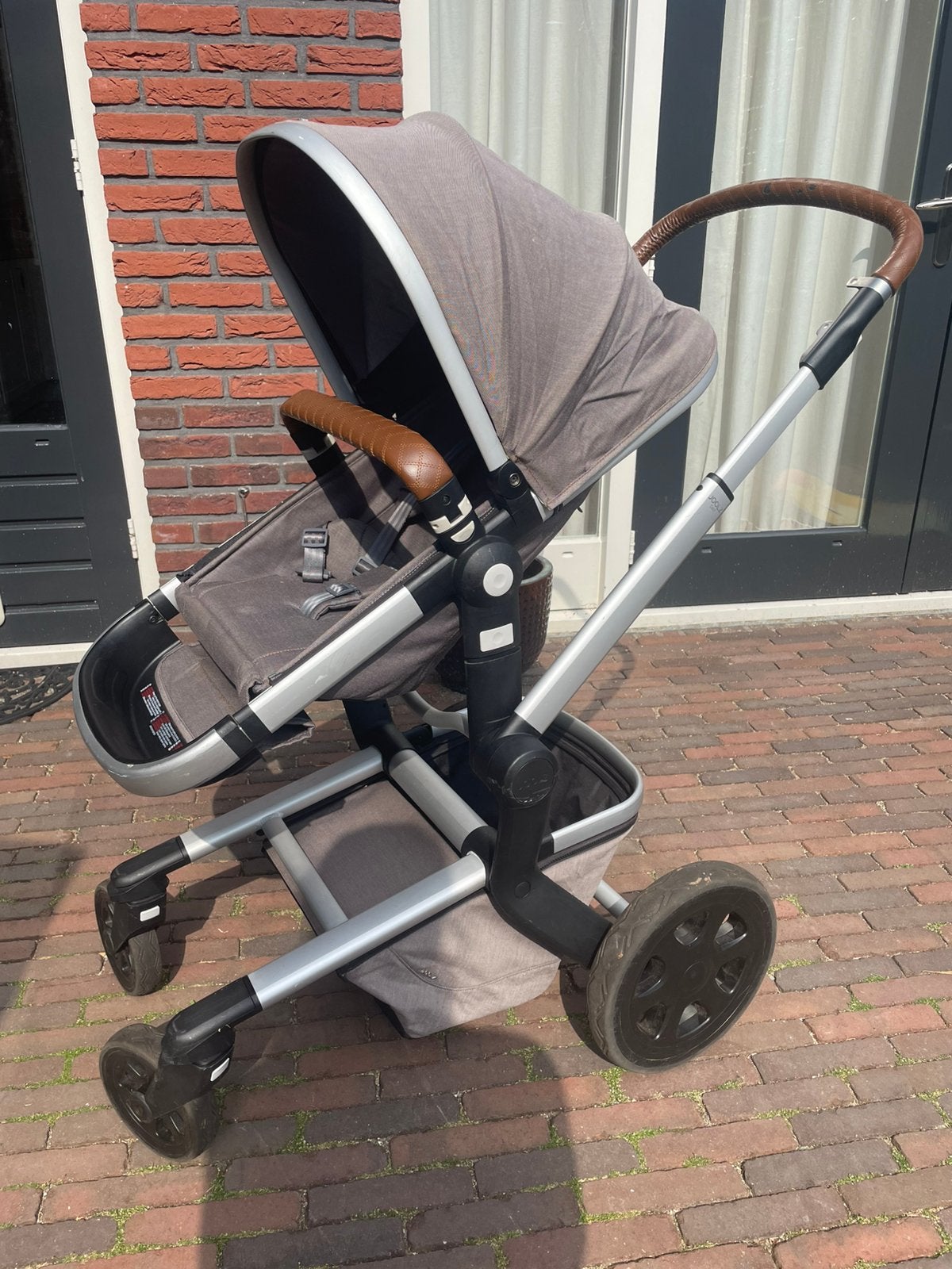 Joolz Day kinderwagen/ combiwagen, kleur grijs, Kinderen en Baby's, Kinderwagens en Combinaties, Gebruikt, Combiwagen, Verstelbare duwstang