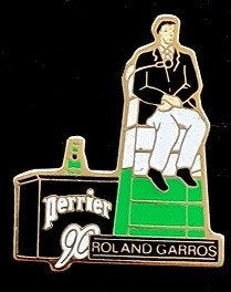 Roland Garros 90 pin, Verzenden, Nieuw, Sport, Speldje of Pin