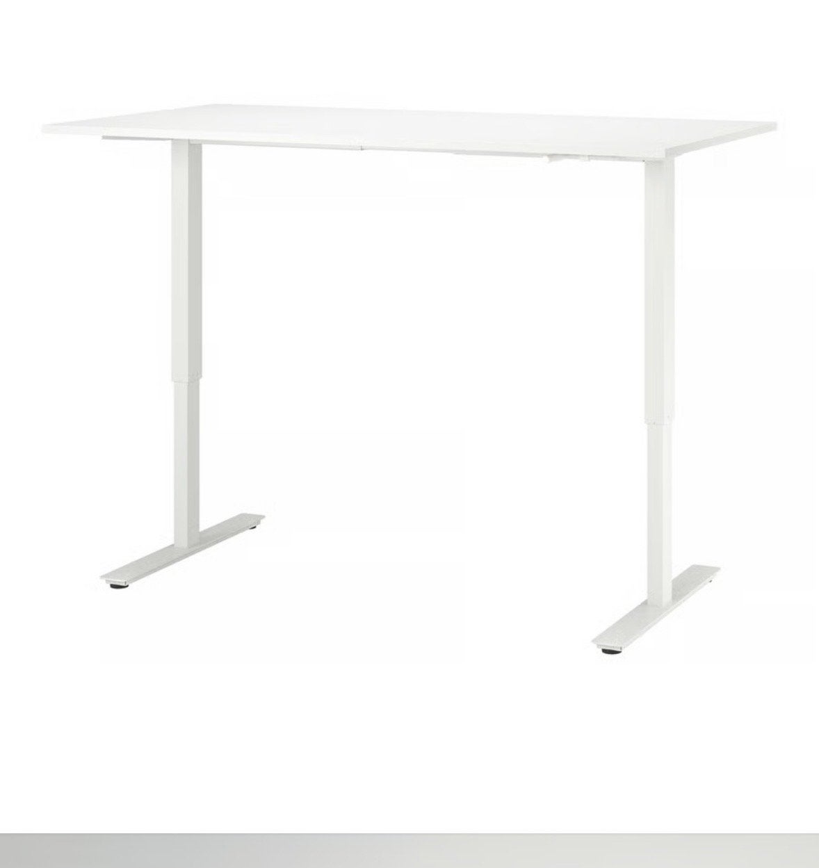 IKEA Trotten Zit-sta bureau - Ergonomisch en Verstelbaar, Ophalen, Zit-sta bureau, Spaanplaat of MDF, In hoogte verstelbaar