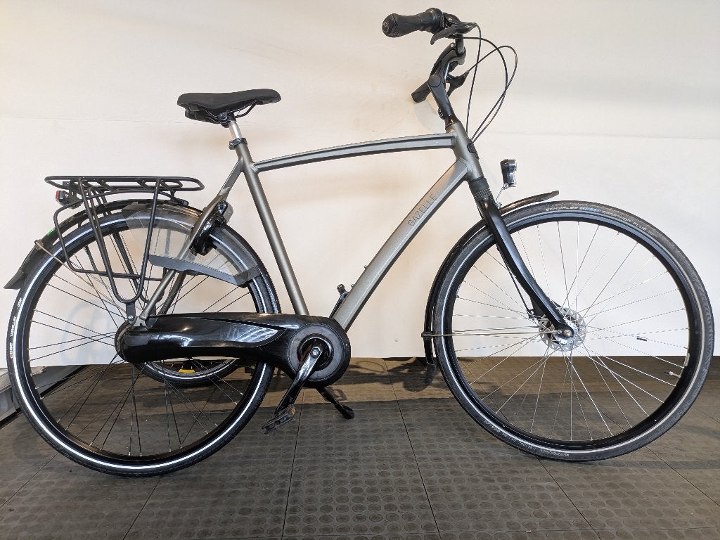 28 inch Gazelle Chamonix C8 met 8 versnellingen., Ophalen, Gebruikt, Velgrem, Versnellingen