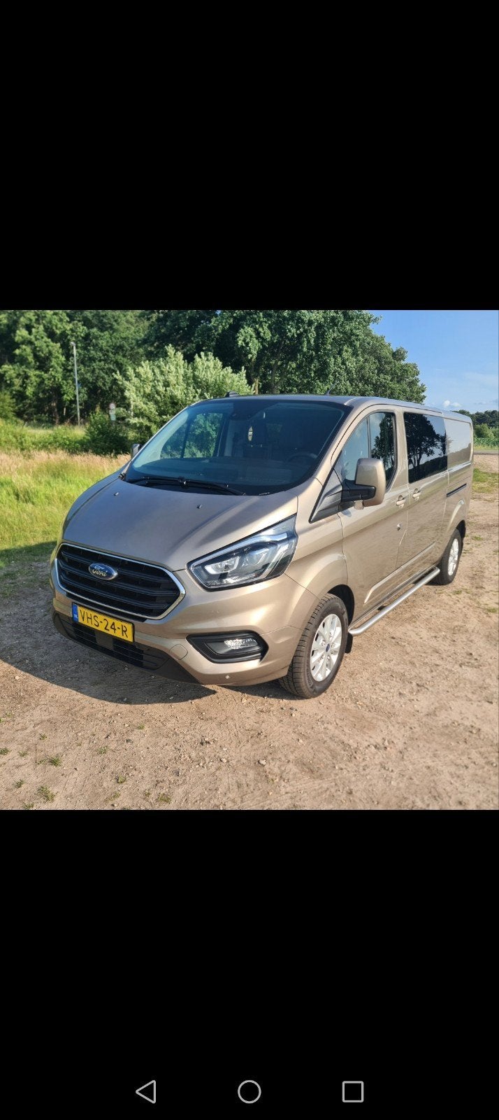Ford Transit Custom Gbdc 2.0 Tdci 170PK 320 L2h1 2020 Grijs, Auto's, 1995 cc, 4 cilinders, Origineel Nederlands, Particulier