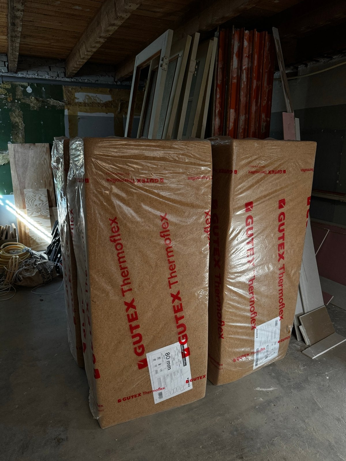 Gutex Thermoflex | 80 mm | Rd=2.2 | 1350 x 575 mm, Ophalen, Overige materialen, Vloerisolatie, Nieuw