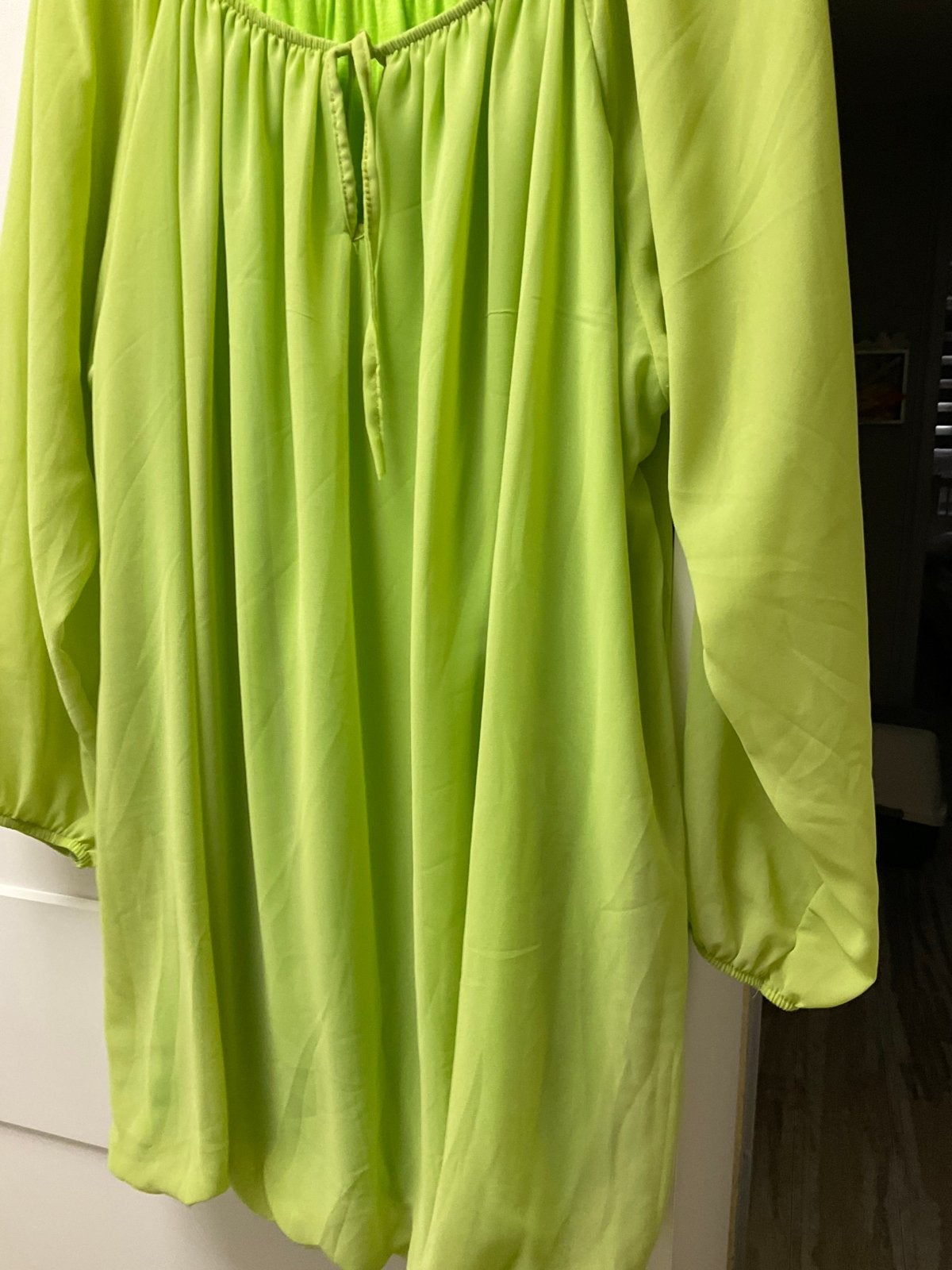 Dames Ballon Top Lijmgroen met Elastiek, Kleding | Dames, Tops, Maat 46/48 (XL) of groter, Ophalen of Verzenden, Zo goed als nieuw