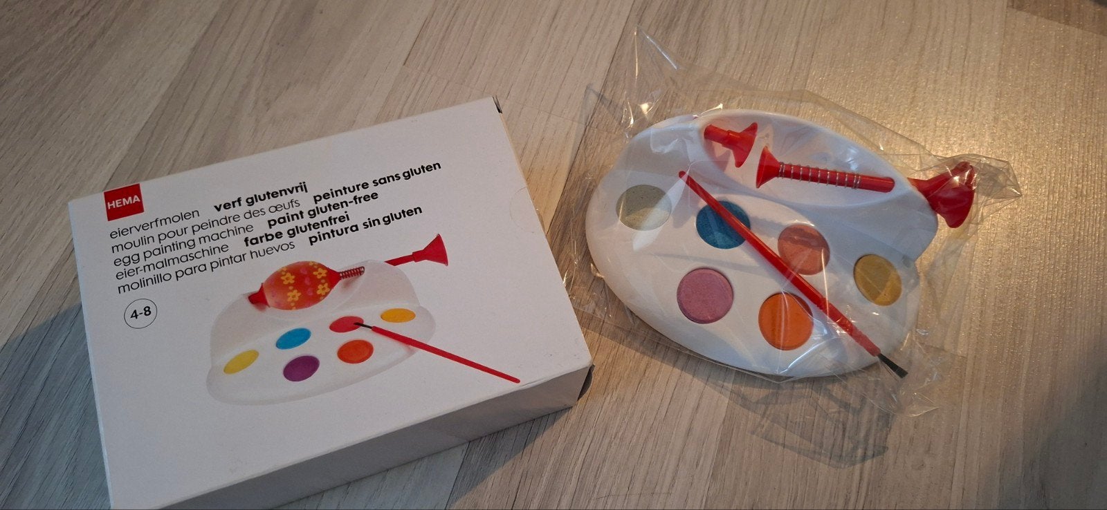 Hema Eierverfmolen - Nieuw in verpakking, Ophalen of Verzenden, Nieuw, Knutselen