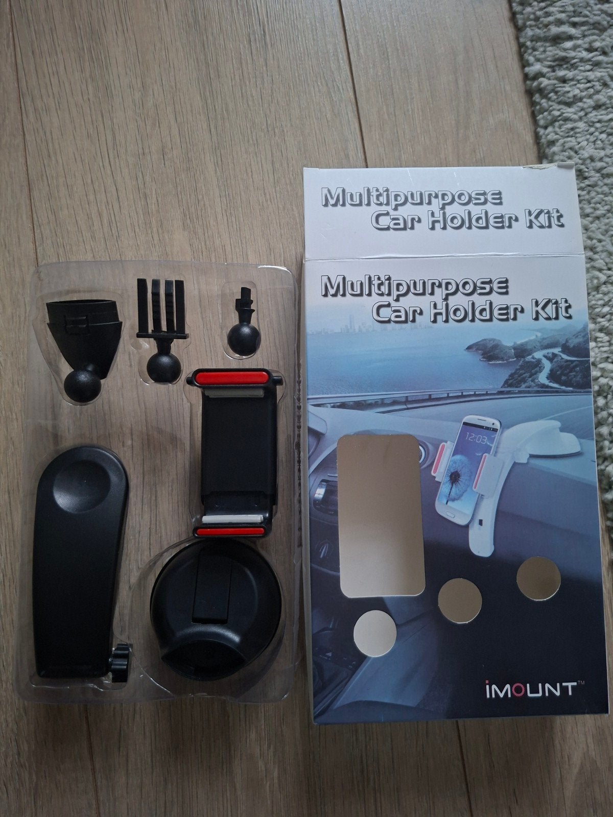 Multipurpose Car Holder Kit - Universele Telefoonhouder, Verzenden, Nieuw