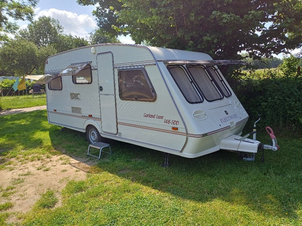 Fleetwood caravan, 5 persoons., Caravans en Kamperen, Caravans, Overige merken, Treinzit, 750 - 1000 kg, Particulier