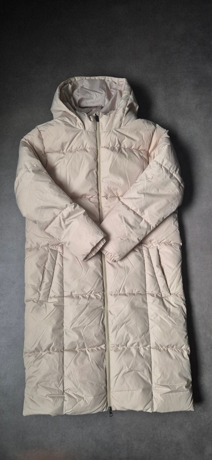 Raizzed Lange Puffer Jas Dames Maat L, Raizzed, Ophalen of Verzenden, Zo goed als nieuw, Beige
