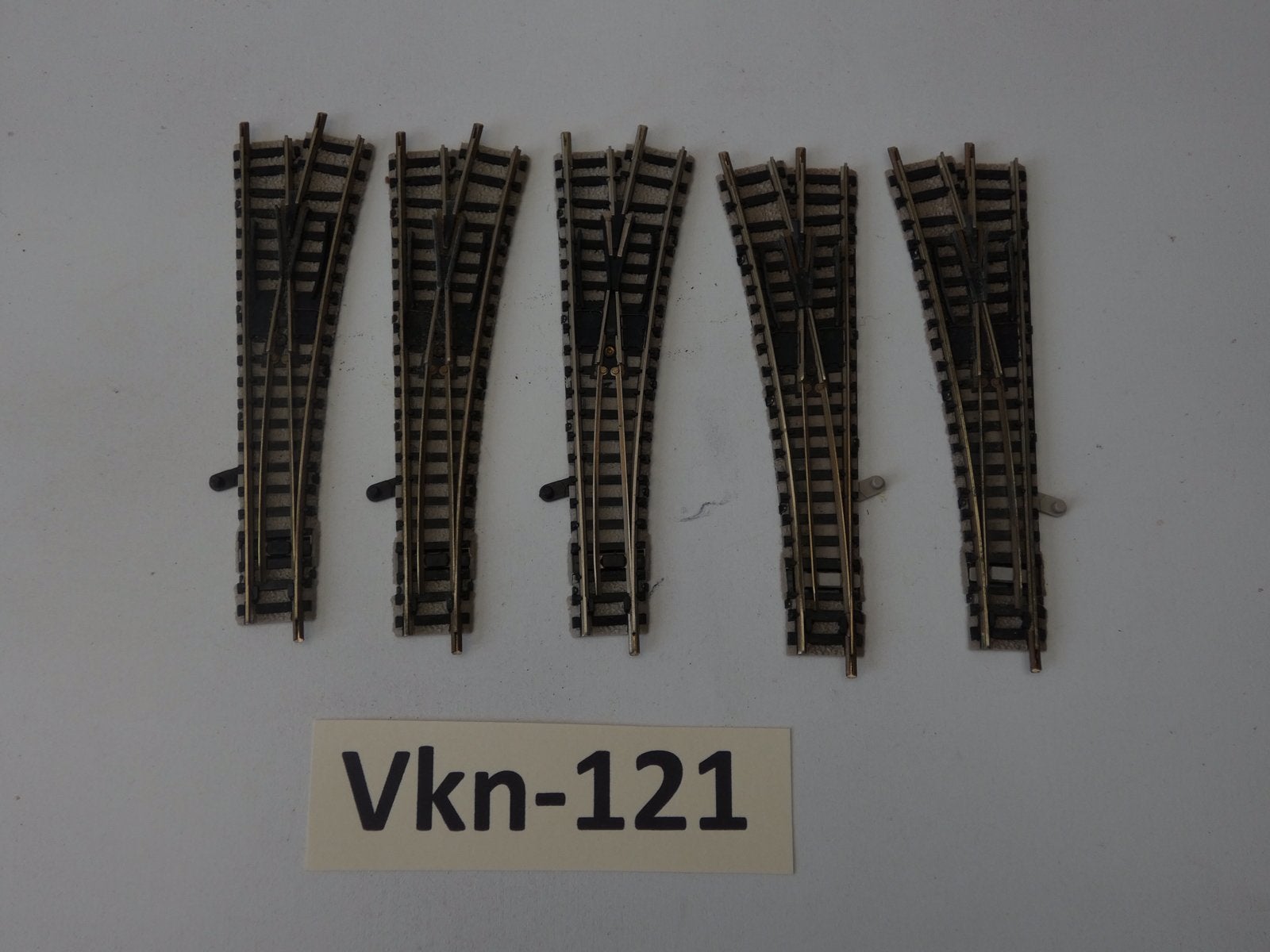 Vk-121 N Spoor Rechte Wissels 9170/71 Fleischmann Piccolo LB, Gebruikt, Gelijkstroom, Fleischmann, Rails