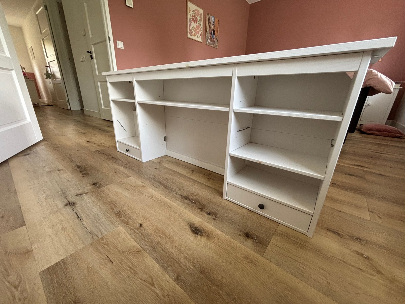 Opzet stuk Ikea bureau (Hemnes), Ophalen, Nieuw, IKEA, Opzetstuk