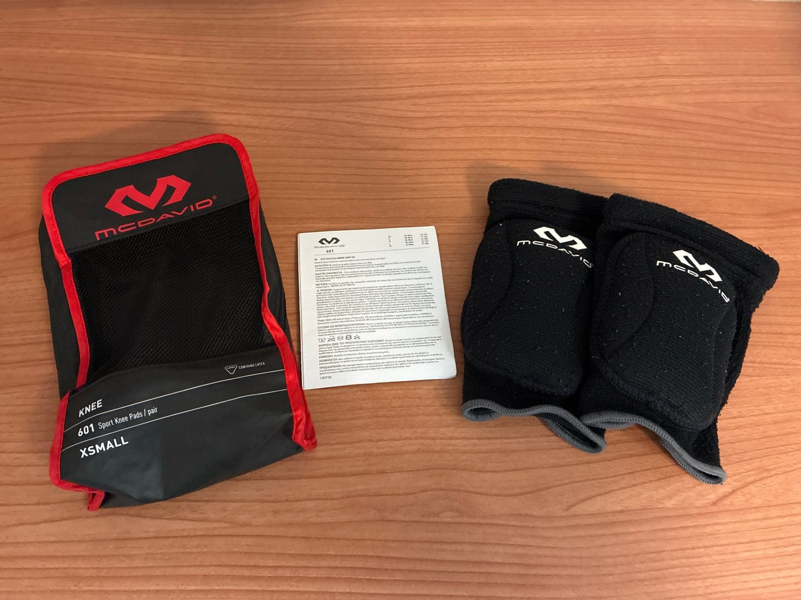 McDavid Kniebeschermers XSMALL - Zaal-/Danssport, Ophalen of Verzenden, Zo goed als nieuw, Toebehoren