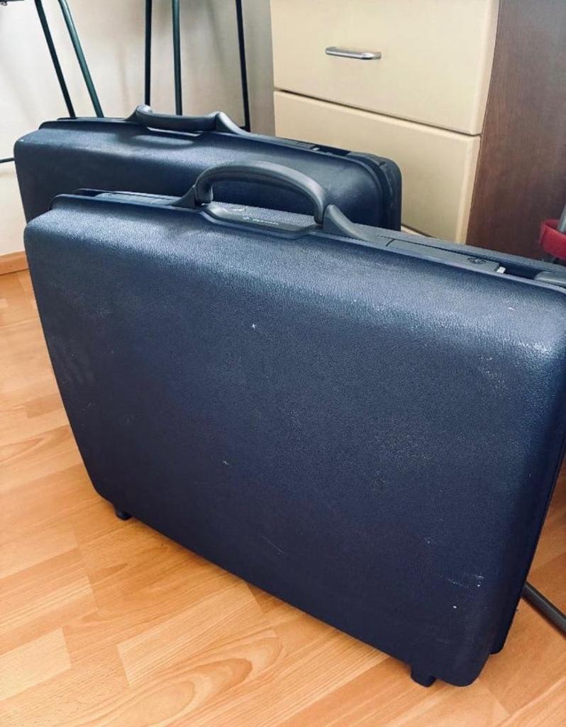 Samsonite koffers, Gebruikt, Hard kunststof, 45 tot 55 cm, 70 cm of meer