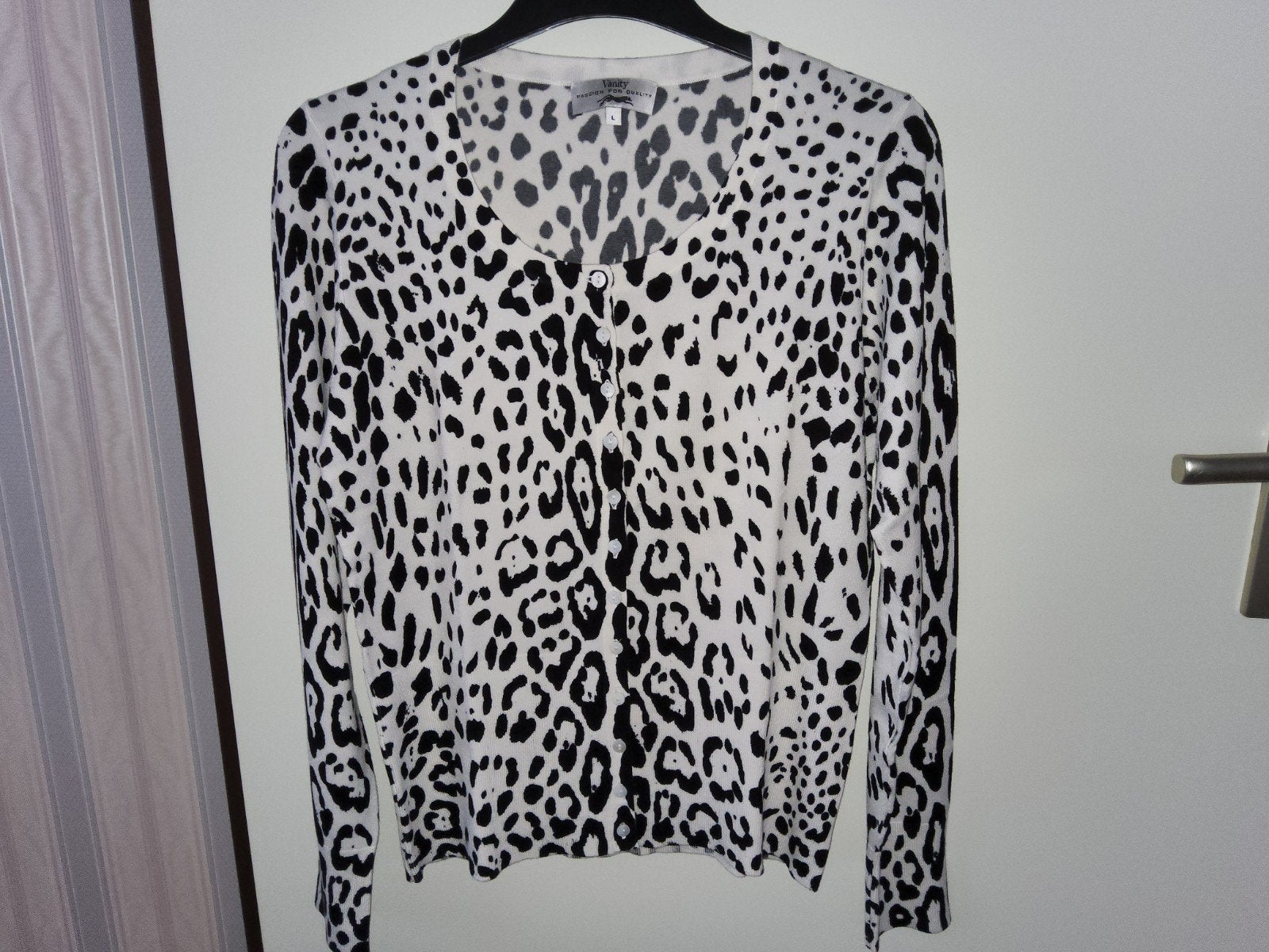 ZEER MOOI VESTJE IN ZWART/WIT VAN HET MERK VANITY., Maat 38/40 (M), Zwart, Nieuw, Ophalen of Verzenden