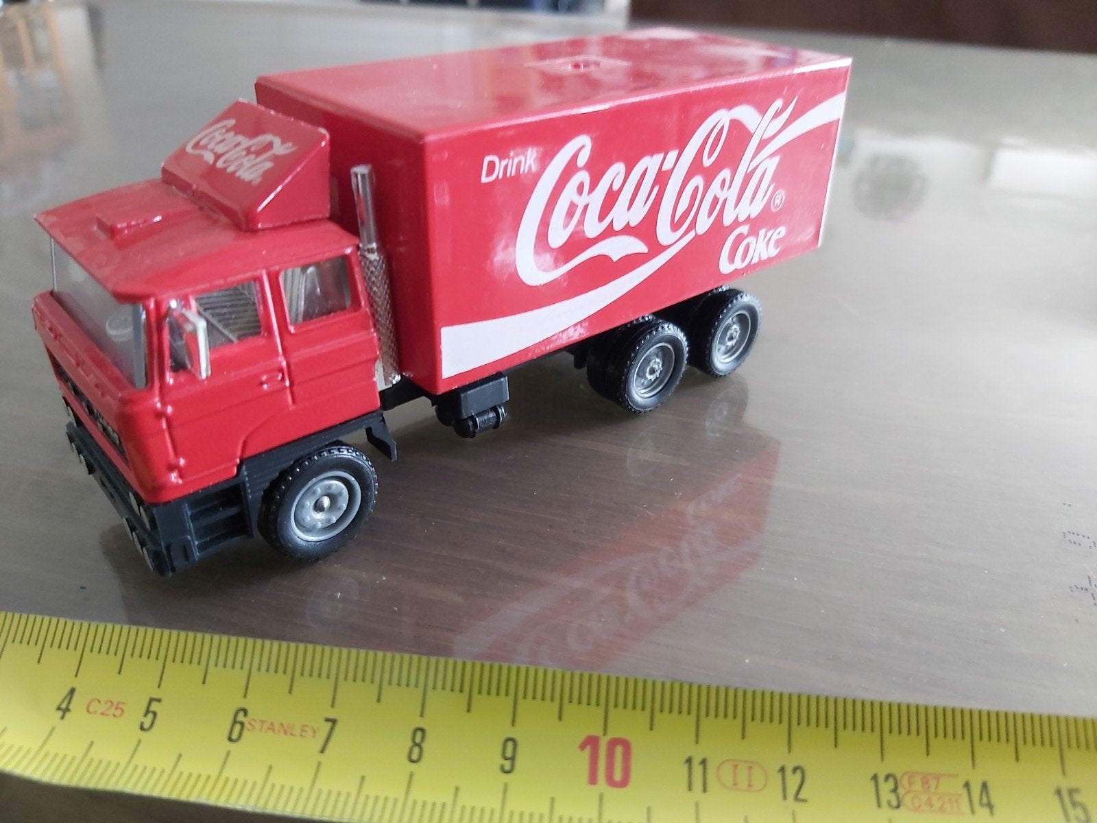 Solido toner gam model van een Daf F2800 Solido Coca Cola, Ophalen of Verzenden, Zo goed als nieuw, Bus of Vrachtwagen, Overige merken