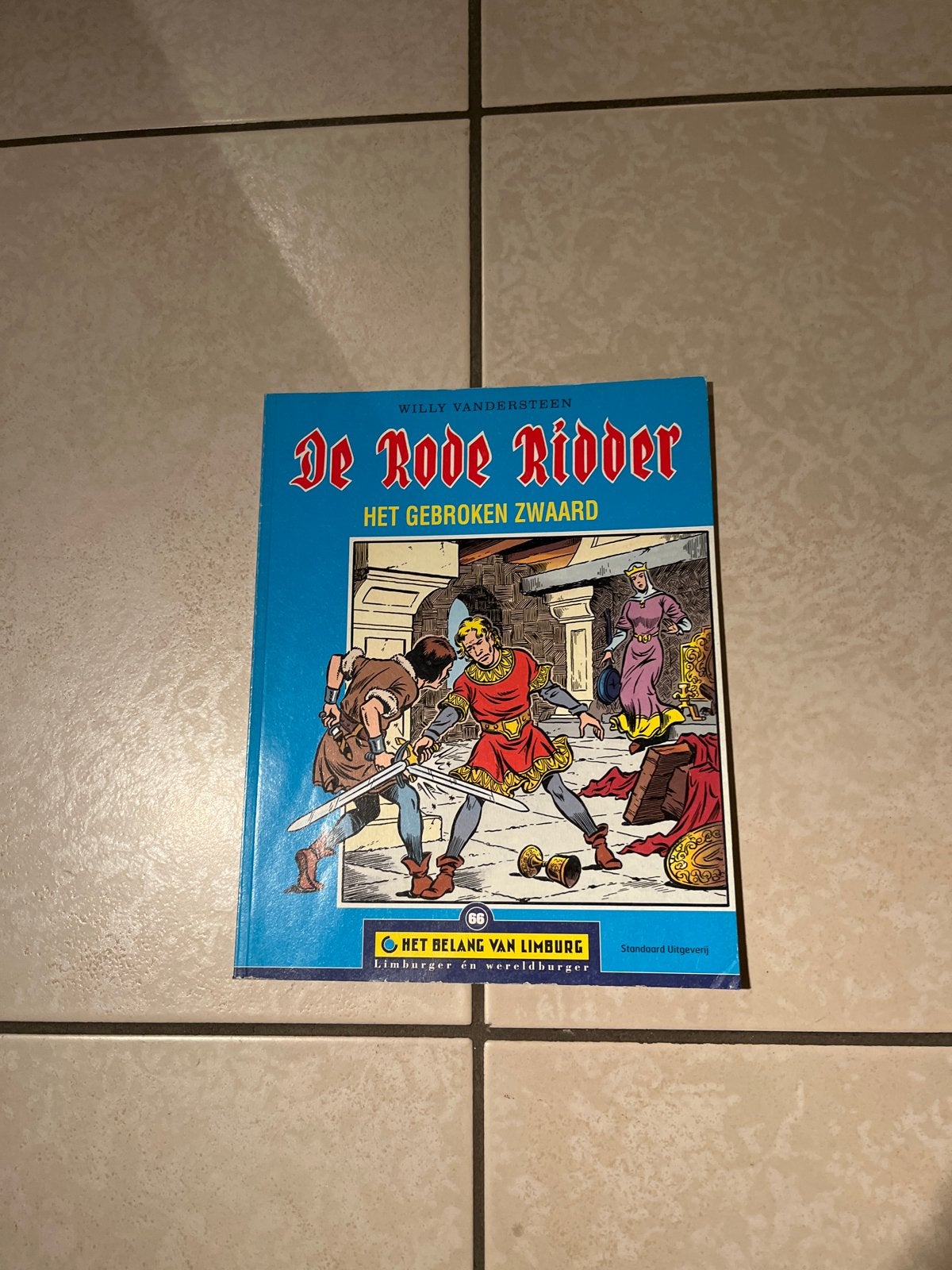 De Rode Ridder - Het Gebroken Zwaard (Willy Vandersteen), Boeken, Eén stripboek, Ophalen of Verzenden, Gelezen